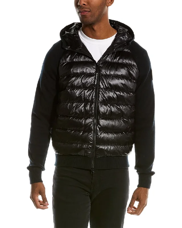 Canada Goose Hybridge Knit Wool Down Jacket