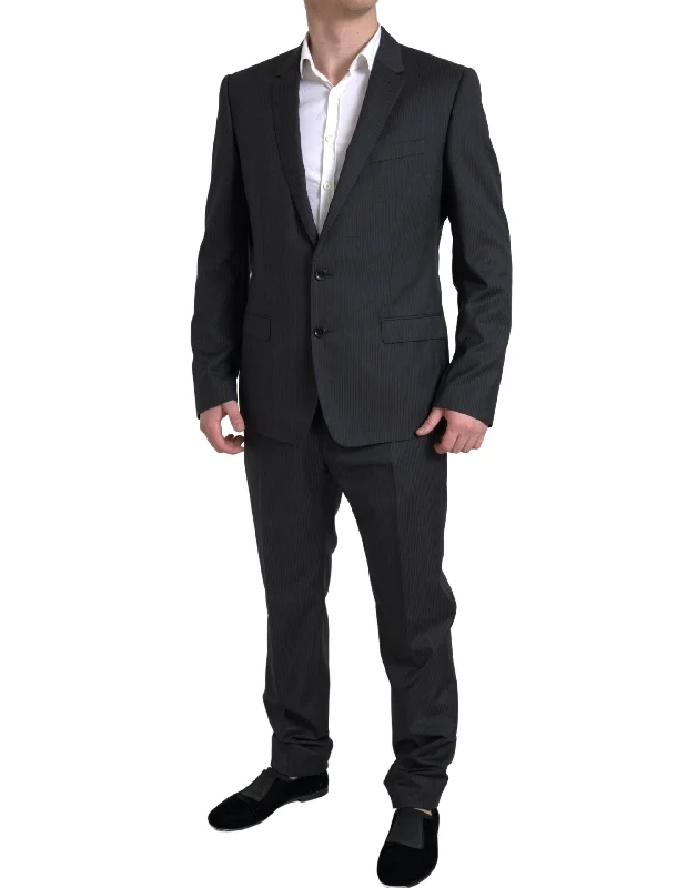 Dolce & Gabbana Elegant  Two-Piece Slim Fit Men's Suit