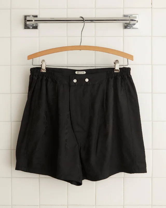 Football Jacquard Boxers - Black