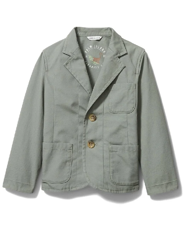 Janie and Jack Canvas Blazer