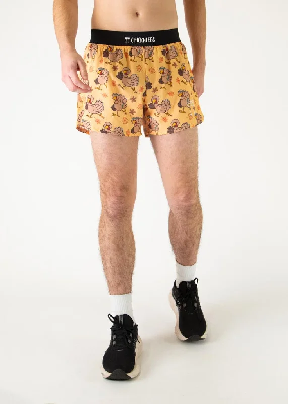 Men's Pardoned Turkeys 4" Half Split Shorts