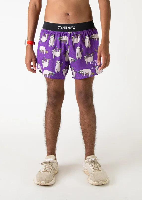 Men's Sloths 4" Half Split Shorts