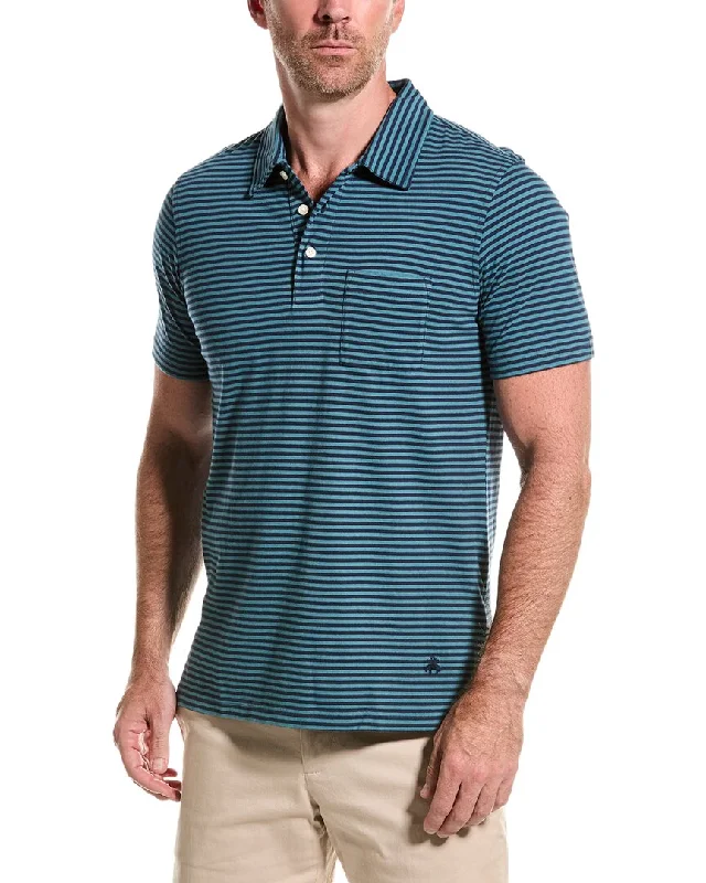 Brooks Brothers Feeder Stripe Polo Shirt