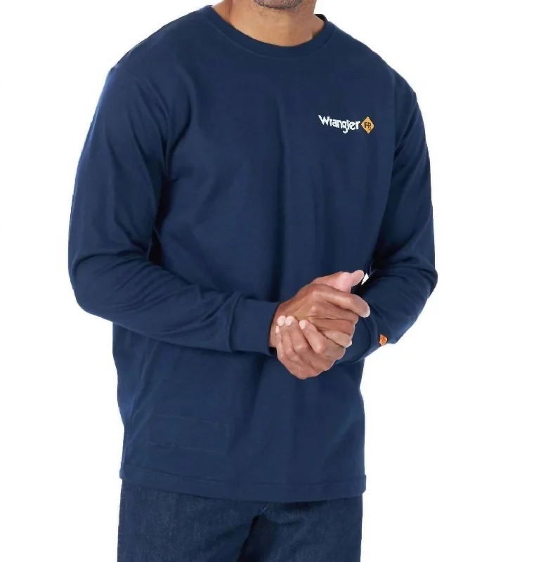 Men's Fire Resistant T-Shirt In Navy