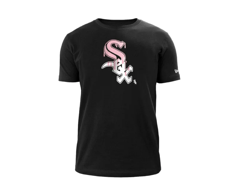 New Era MLB Chicago White Sox Team Drip WS Black/Pink T-Shirt 12872656