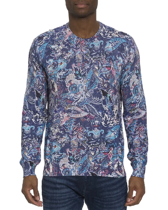 Robert Graham Meier Knit Linen-Blend Top