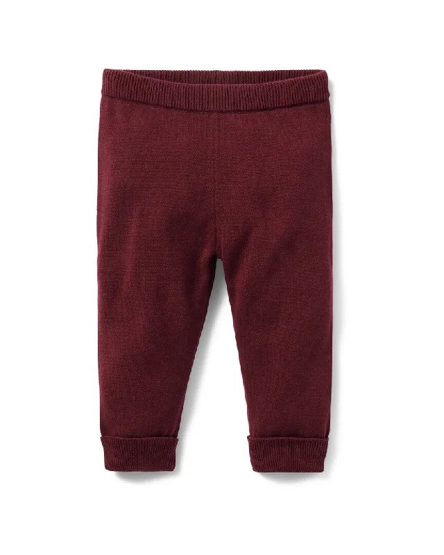 Janie and Jack Cuffed Sweater Pant