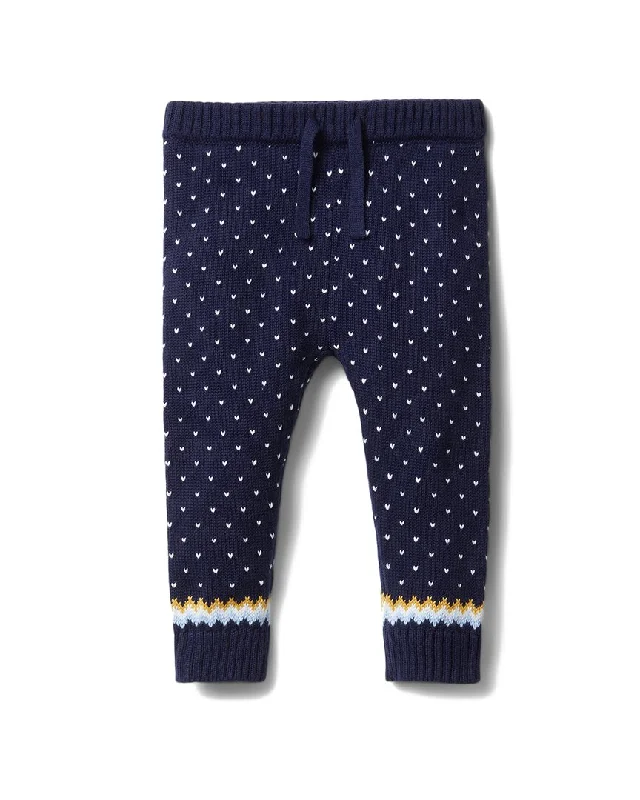 Janie and Jack Fairisle Sweater Pant